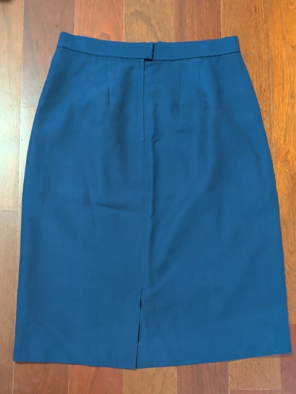 Classic Home Sewn Vintage Royal Purple Pencil Skirt - Women